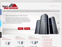 Tablet Screenshot of optimal-webservices.net